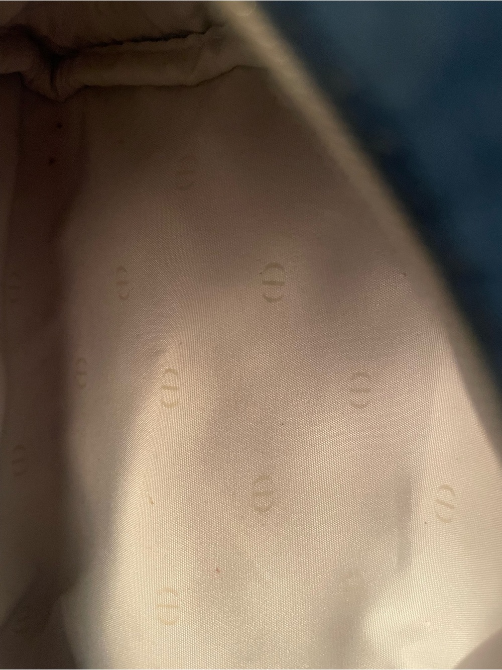 Dior Beauty Cosmetic Pouch in Blue Denim - Picture 7 of 8